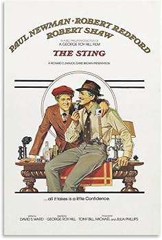 Amazon.co.jp: The Stingスティング映画ポスターポールニューマン